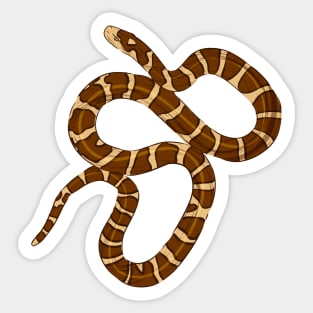 Brown Snake Sticker